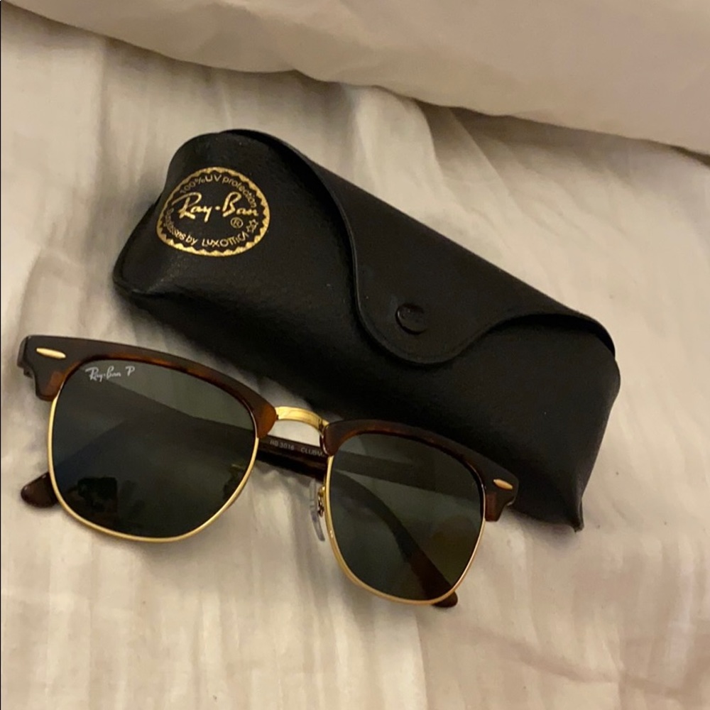 Polarized club master ray bans
